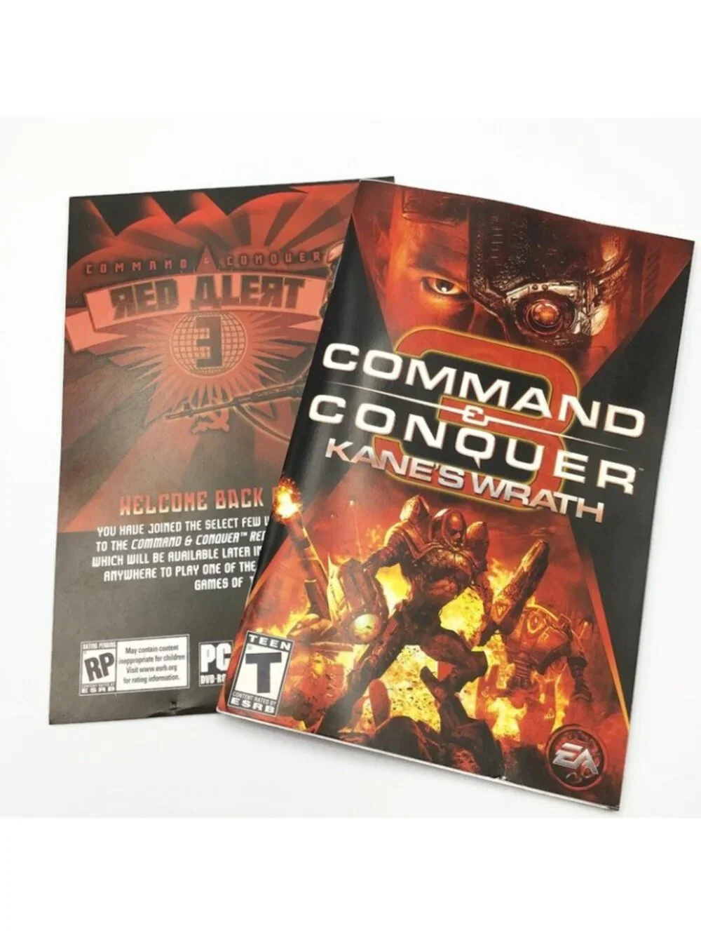Command & Conquer 3: Kane's Wrath Expansion Pack PC DVD Disc, Manual, Case, Code